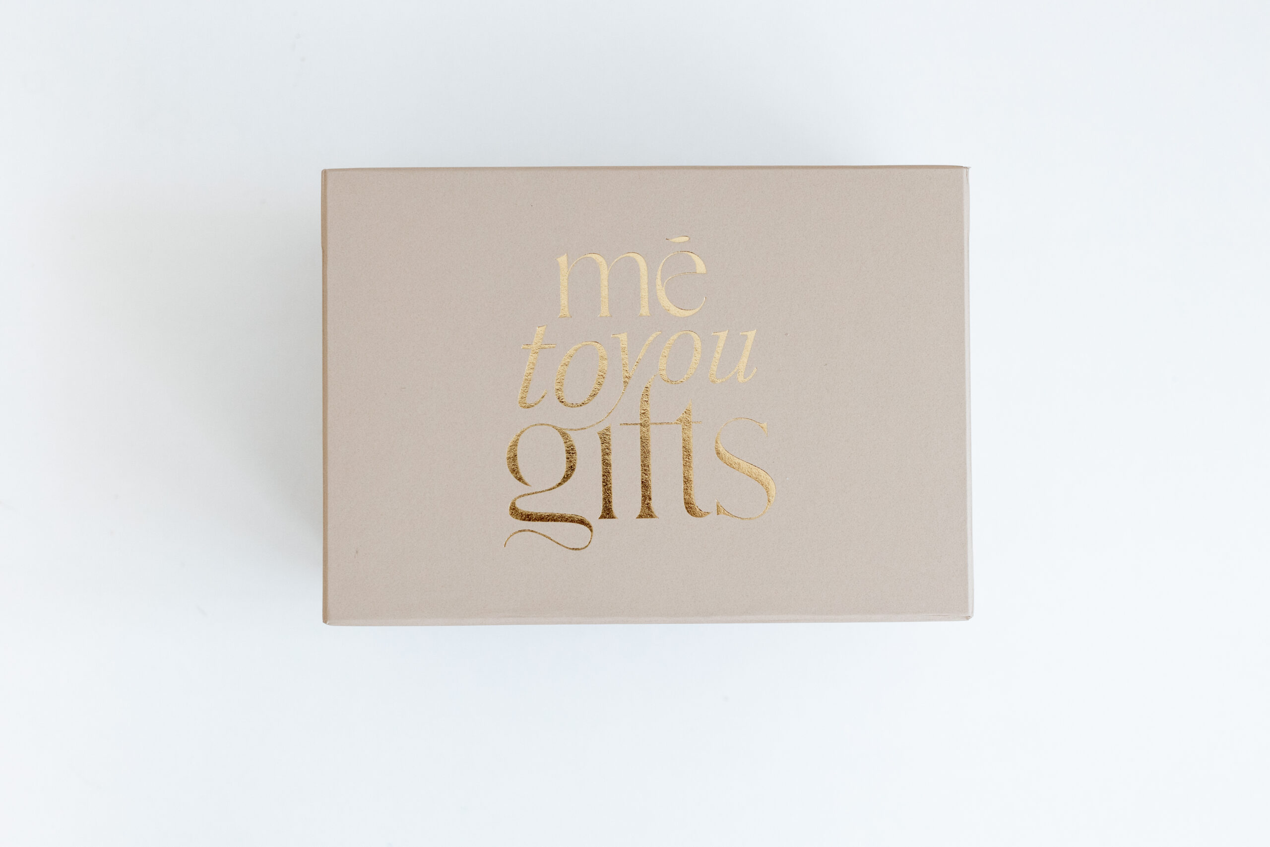 Small Rectangle Box - Champagne