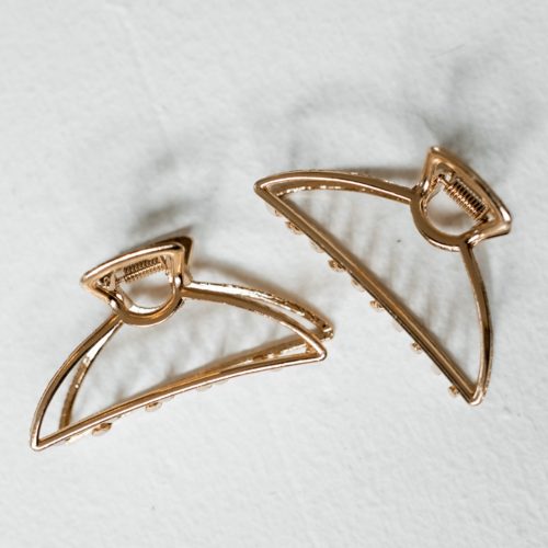 Gold Metal Outline Clip