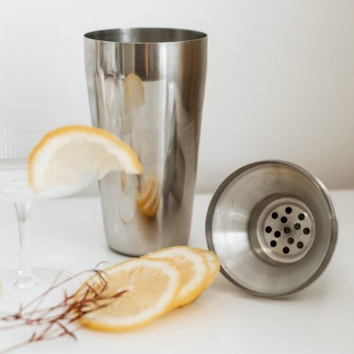 Silver Cocktail Shaker