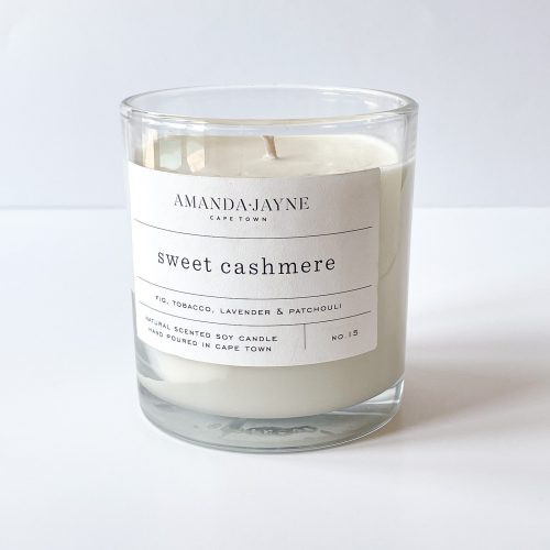 Sweet Cashmere Glass Candle