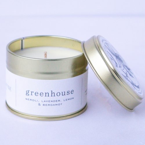 Greenhouse Gold Candle | Travel Tin