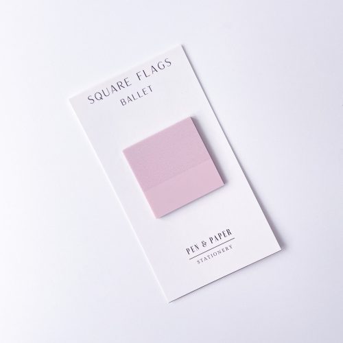 Ballet Transparent Square Flags