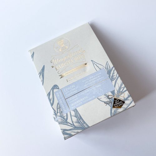Ceylon Grey With Cornflower  Magnificent Barista Boys