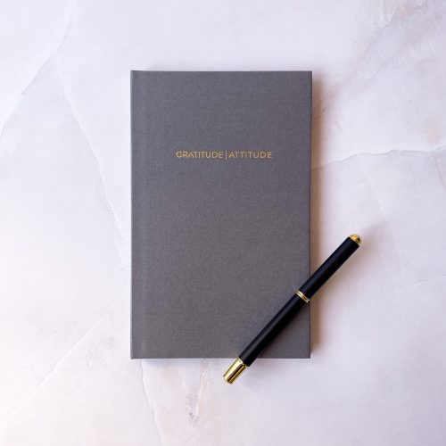 Charcoal Gratitude Attitude Journal