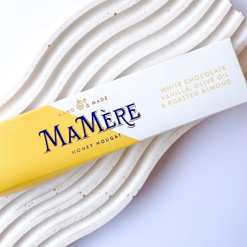 White Chocolate, Vanilla, Olive Oil & Almond Nougat