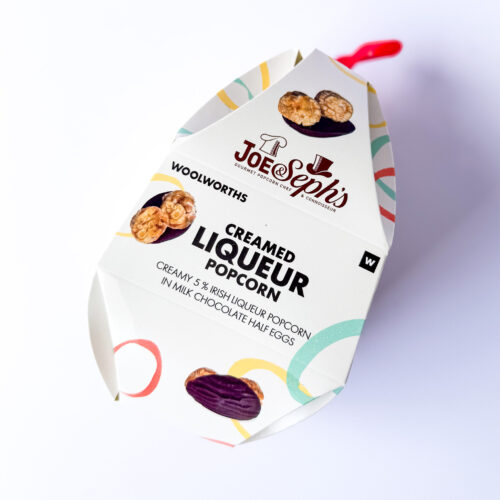 Creamed Liqueur Popcorn Half Egg