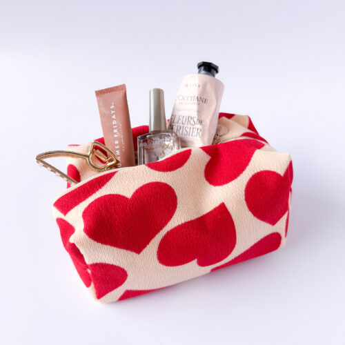 Velvet Red Love | Cosmetic Bag
